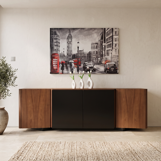 Lou Buffet – Elegant wooden buffet cabinet by Wood One for modern dining and living spaces.
