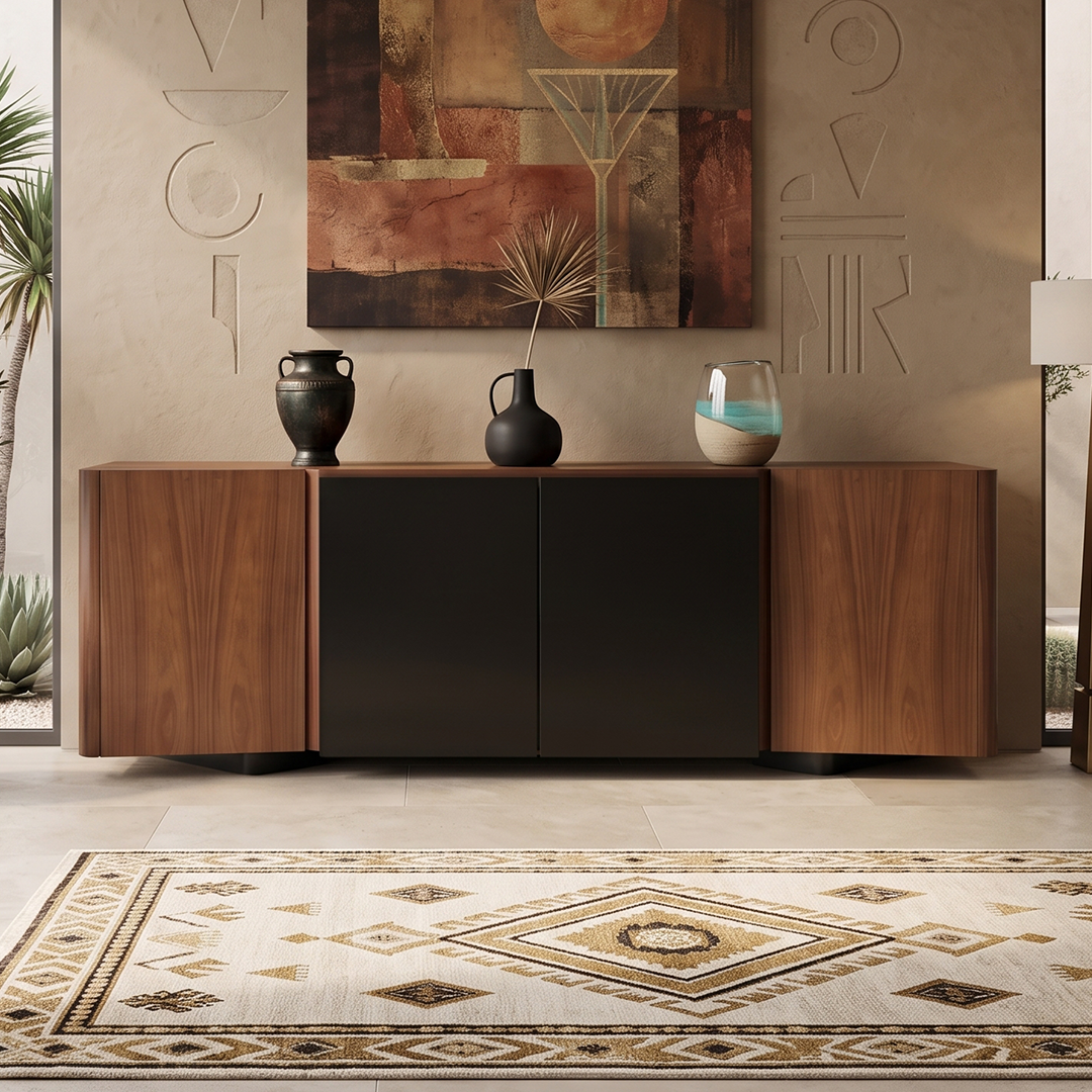 Lou Buffet – Elegant wooden buffet cabinet by Wood One for modern dining and living spaces.