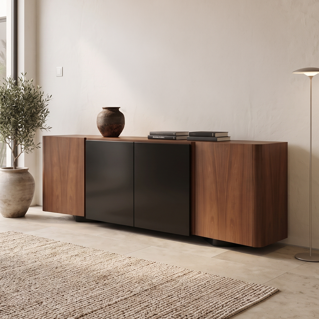 Lou Buffet – Elegant wooden buffet cabinet by Wood One for modern dining and living spaces.